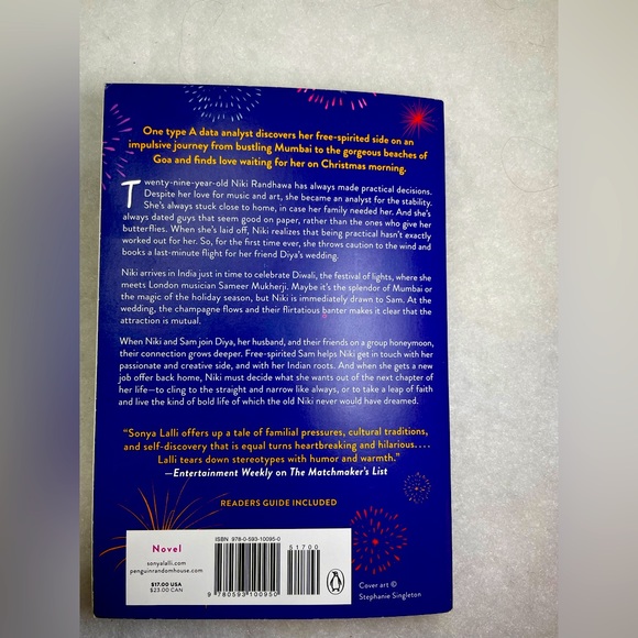 A Holly Jolly Diwali by Sonya Lalli beautiful romance book that will hook you ! - Picture 2 of 5